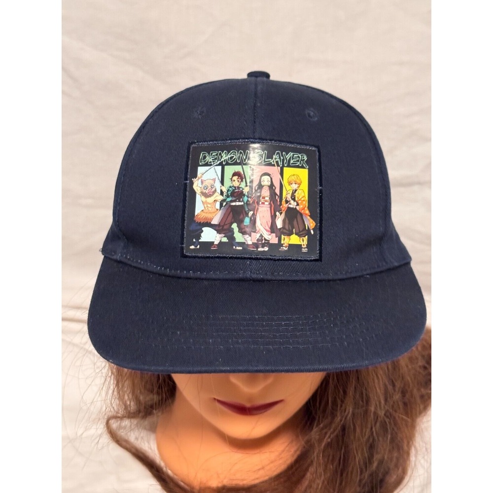 Demon Slayer Hat Cap Navy Adjustable by Culturefly‎ Men